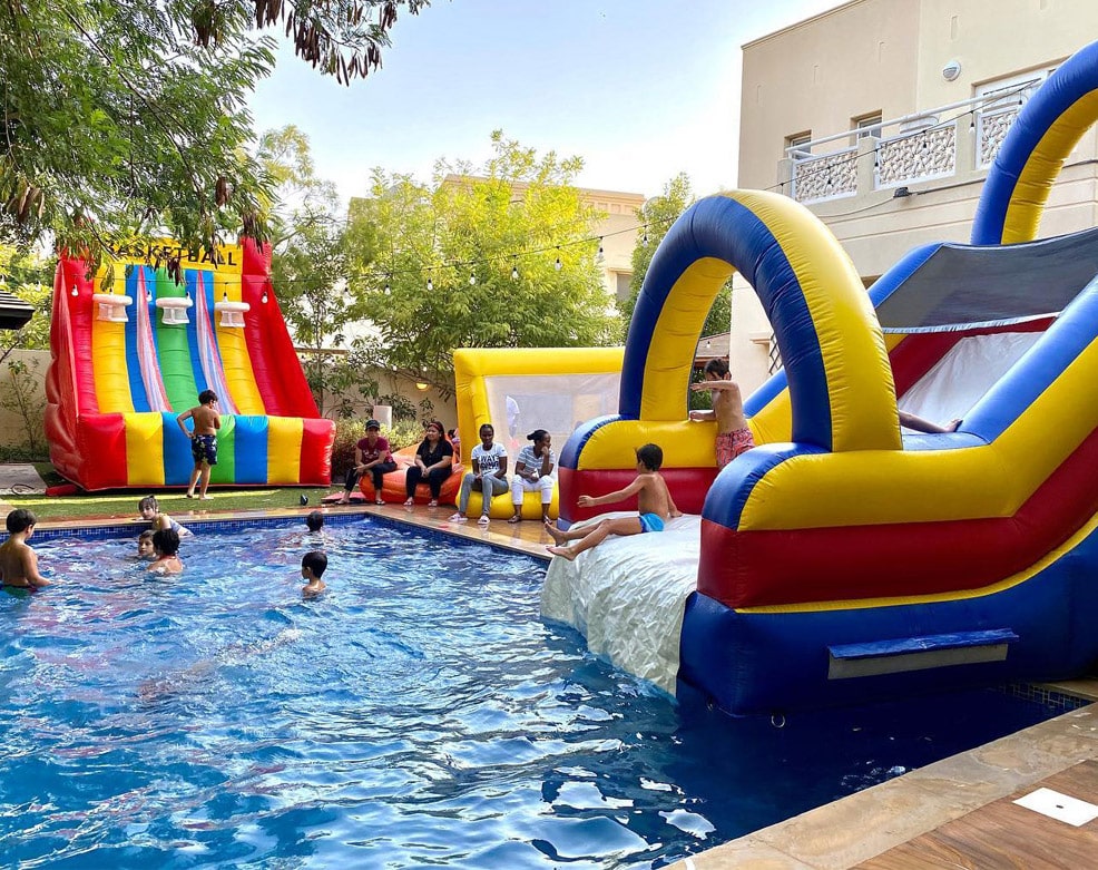 Inflatable Water Slide Rental Abu Dhabi Slide