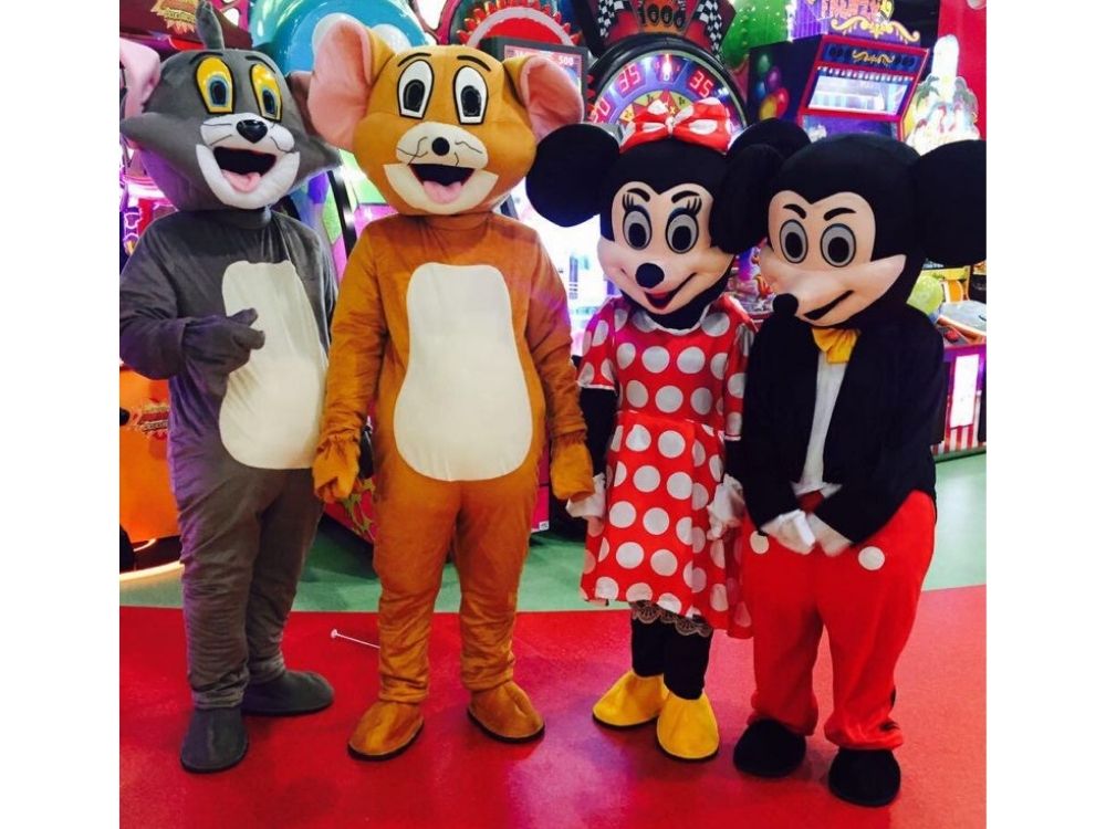 Cartoon Character Mascots for Hire in Dubai UAE