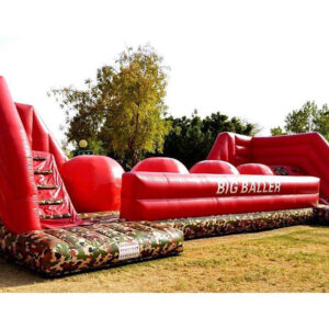 Double Inflatable Wipeout Eliminator Meltdown Extreme Game Dubai, UAE