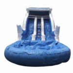 Blue Waves Inflatable Slider