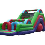 Green Challenger Inflatable Obstacle Course Rental Dubai UAE