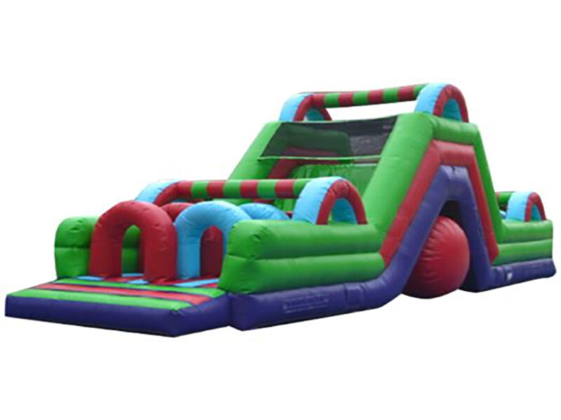 Green Challenger Inflatable Obstacle Course Rental Dubai UAE