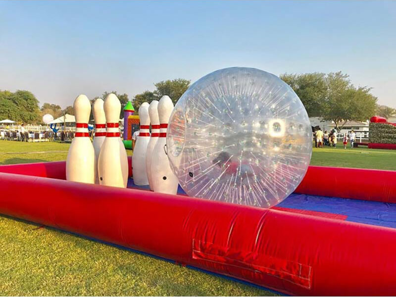 Human Bowling Game for Corporate Events Rental