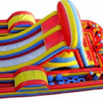 Infinity Challenge Inflatable Obstacle Course Corporate Game Rental UAE