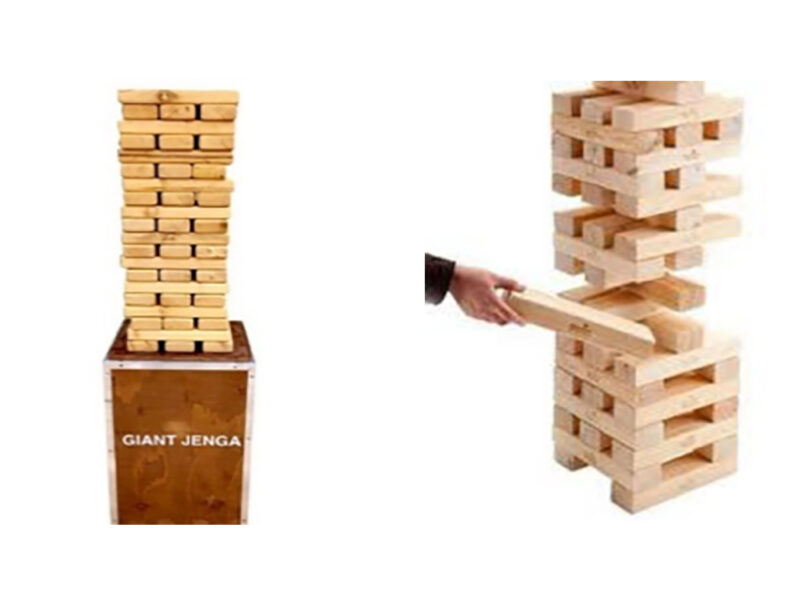 Large Size Outdoor Garden Jenga Set Dubai