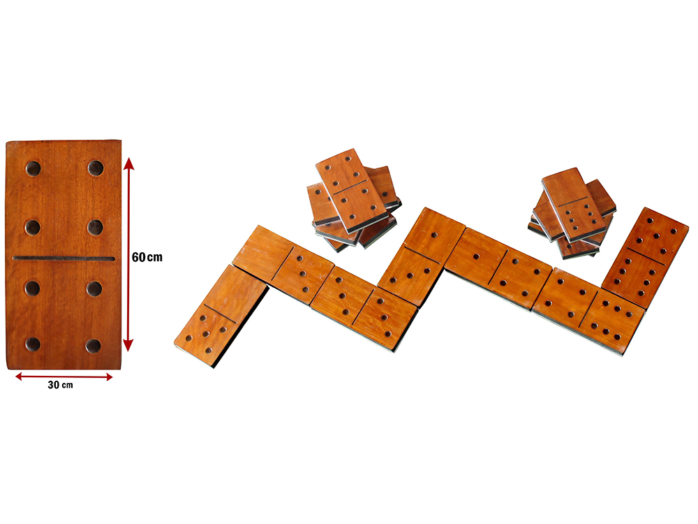 Large Wooden Dominoes Set Hire UAE