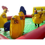 Silly Football Inflatable Rental Chicken Soccer Corporate Game UAE