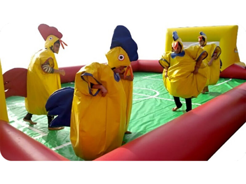 Silly Football Inflatable Rental Chicken Soccer Corporate Game UAE
