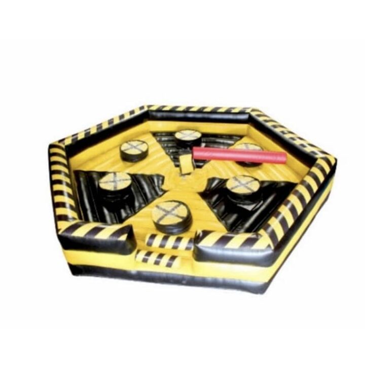 Double Inflatable Wipeout Eliminator Meltdown Extreme Game Dubai, UAE