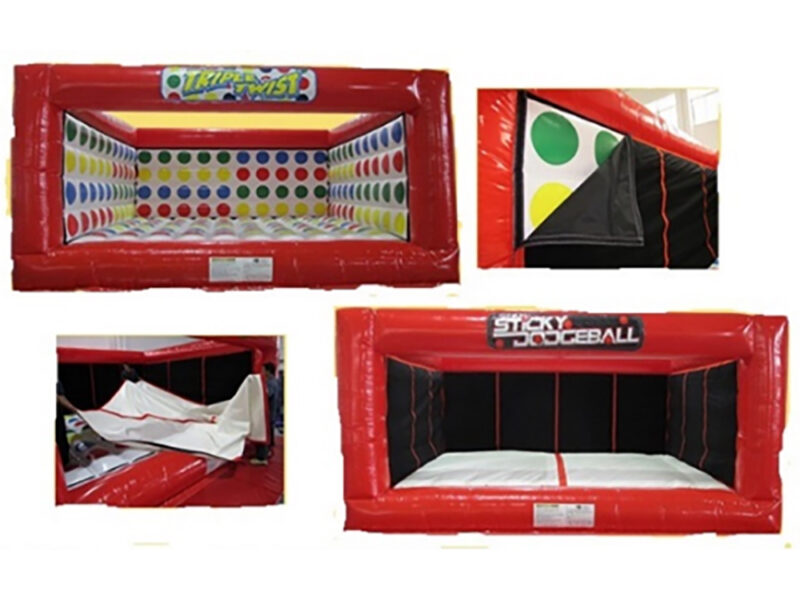 Sticky Dodgeball or Triple Twist Corporate Interactive Game Rental Dubai