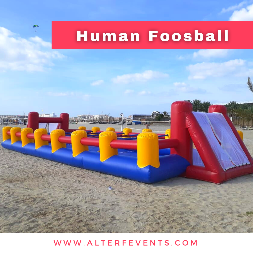 human foosball rental