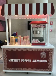 Popcorn Machine 10 - Alterf Events Popcorn stall hire for a corporate event in Dubai