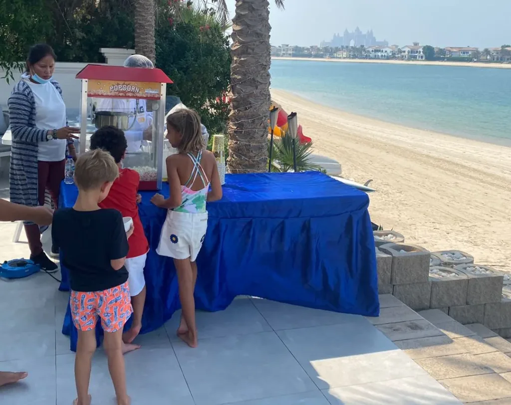 Popcorn station rental for events across the UAE Popcorn station rental for events across the UAE
