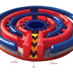 Inflatable Round Maze Corporate Game Rental Dubai Fujairah UAE