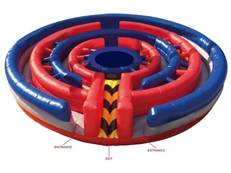 Inflatable Round Maze Corporate Game Rental Dubai Fujairah UAE
