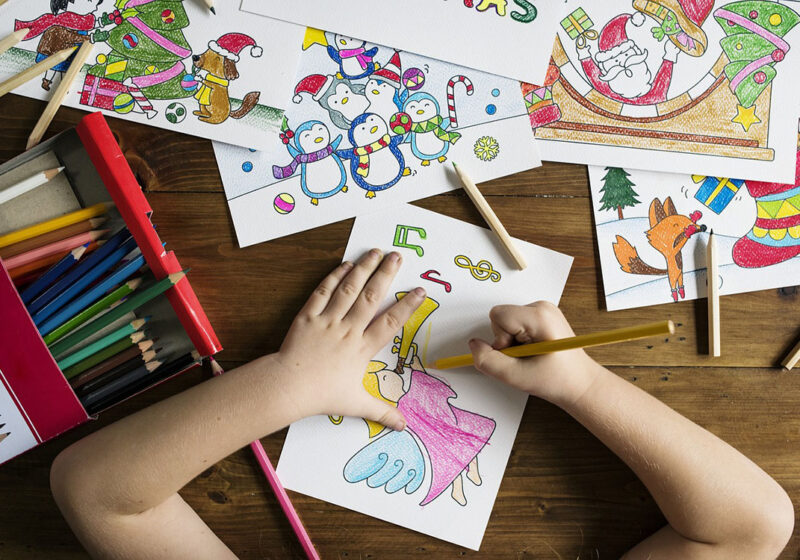 Kids Coloring Activity Pages Dubai