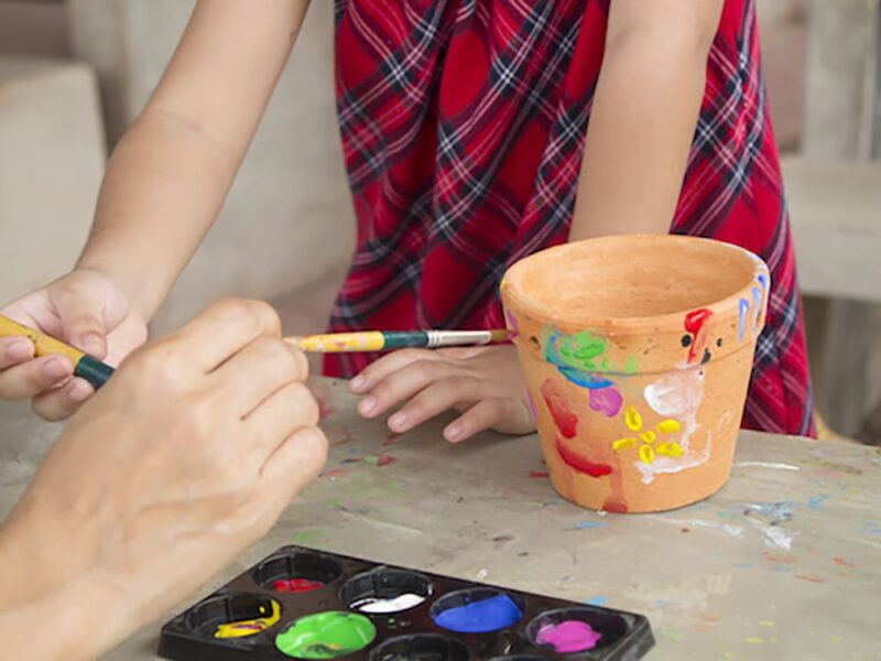 Mud Pot Painting Kids Party Abu Dhabi UAE