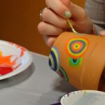 Painting Clay Pots Activity for Kids in Dubai UAE