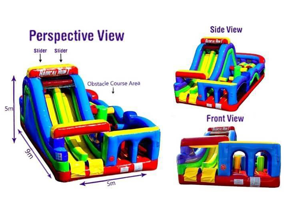 Radical Run Large Bouncy Castle Hire Al Ain