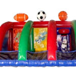3 in 1 Skills Corporate Game Inflatable Rugby Football Soccer Basketball