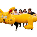 Inflatable Rabbit Race Corporate Game Rental Dubai Abu Dhabi UAE