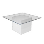 Lemon Table - Glass Top - Square