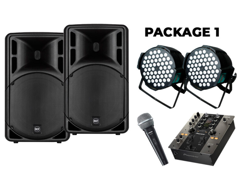 PA Speaker Package 1